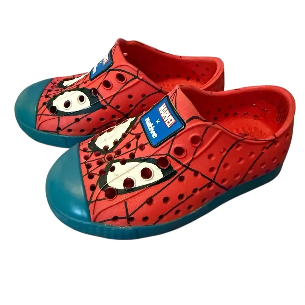 Kids Marvel x Native Spider-Man Water Shoes size 7